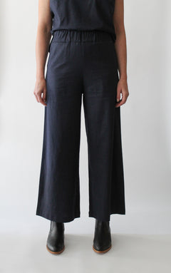 Sattva by Sarah - Linen Pants - Dark Navy