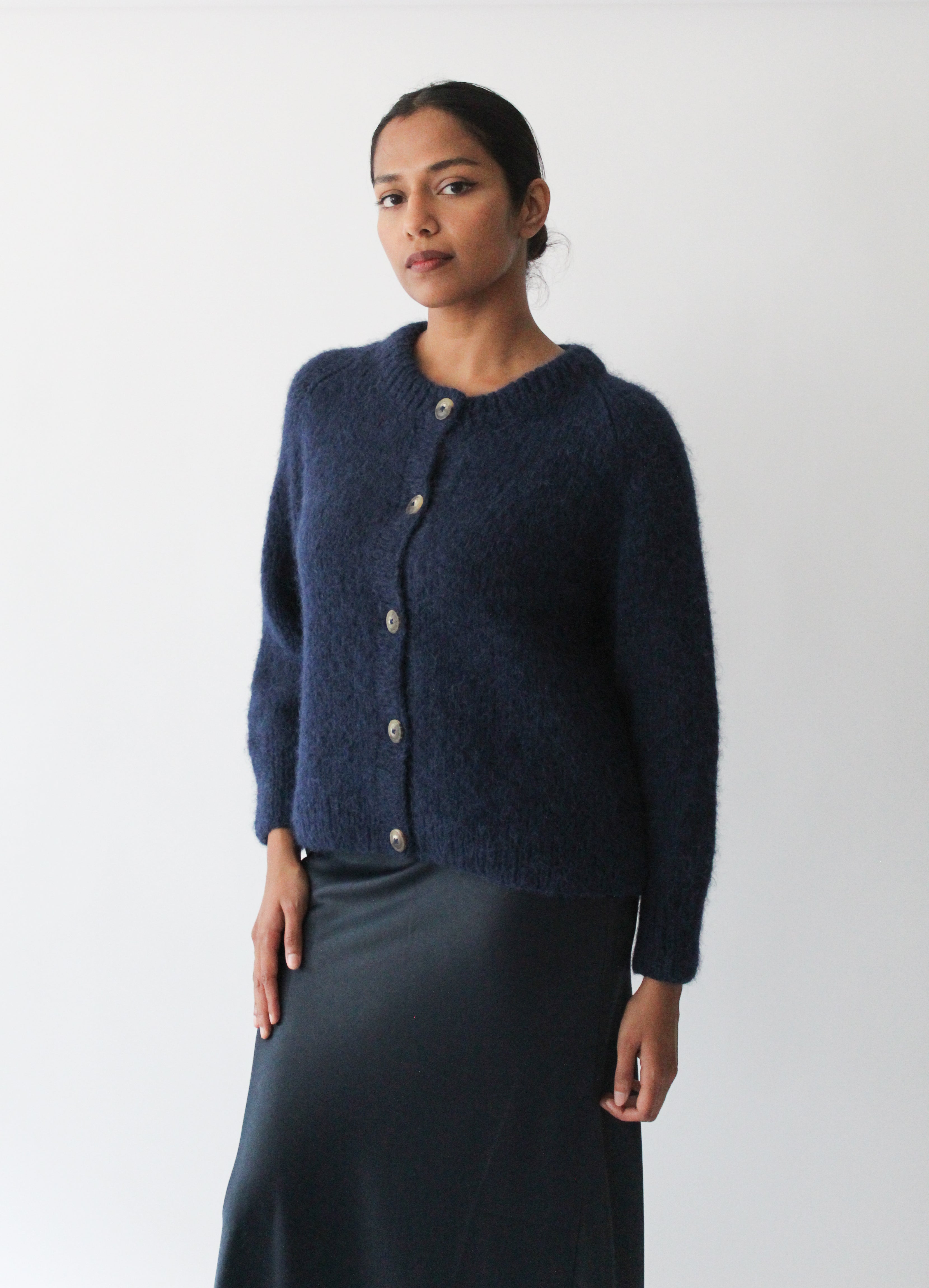 Sattva by Sarah - Classic Cardigan - Navy