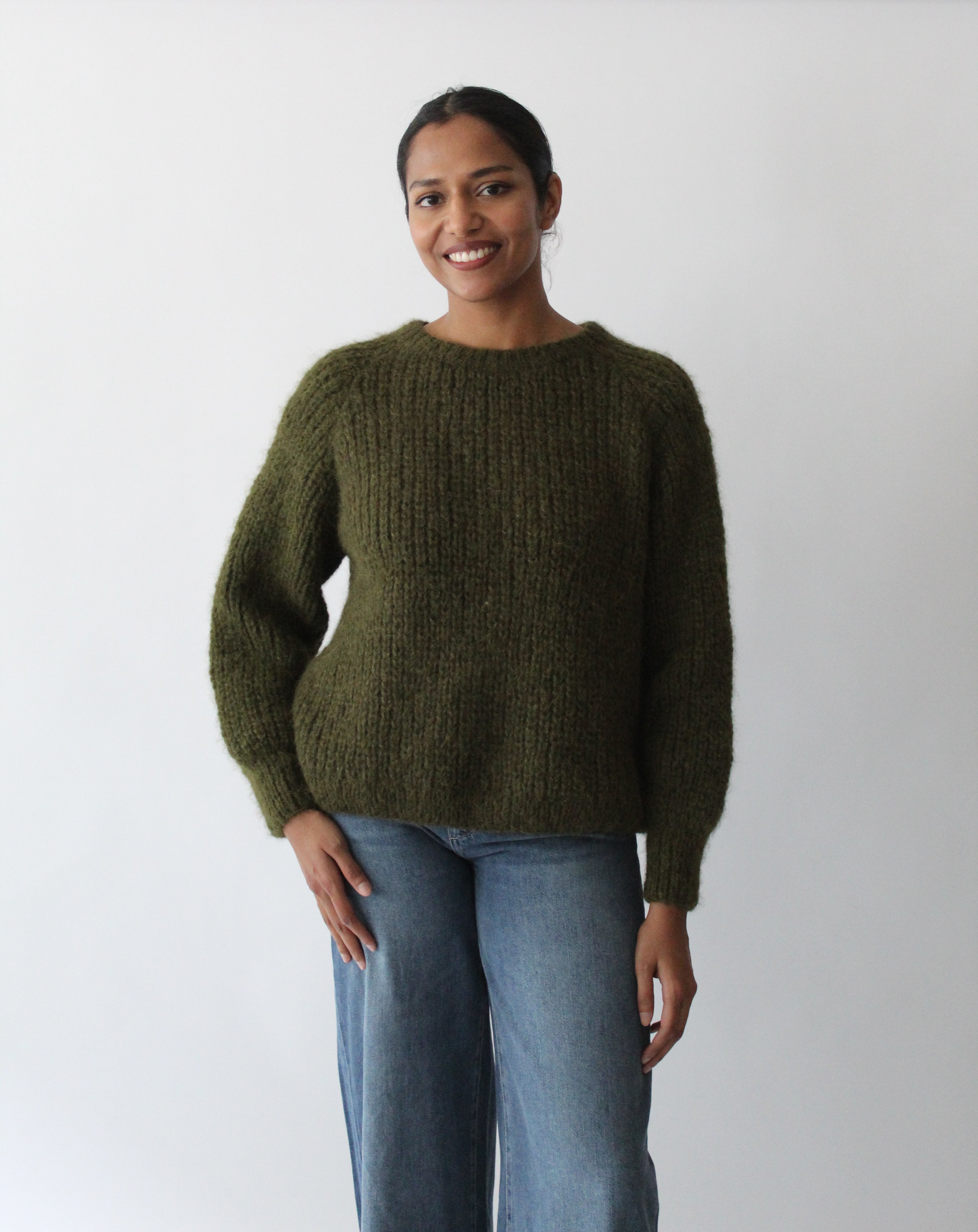 Sattva by Sarah - White Point Sweater -