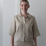 Linen Jacket-Sattva by Sarah-Sattva Boutique