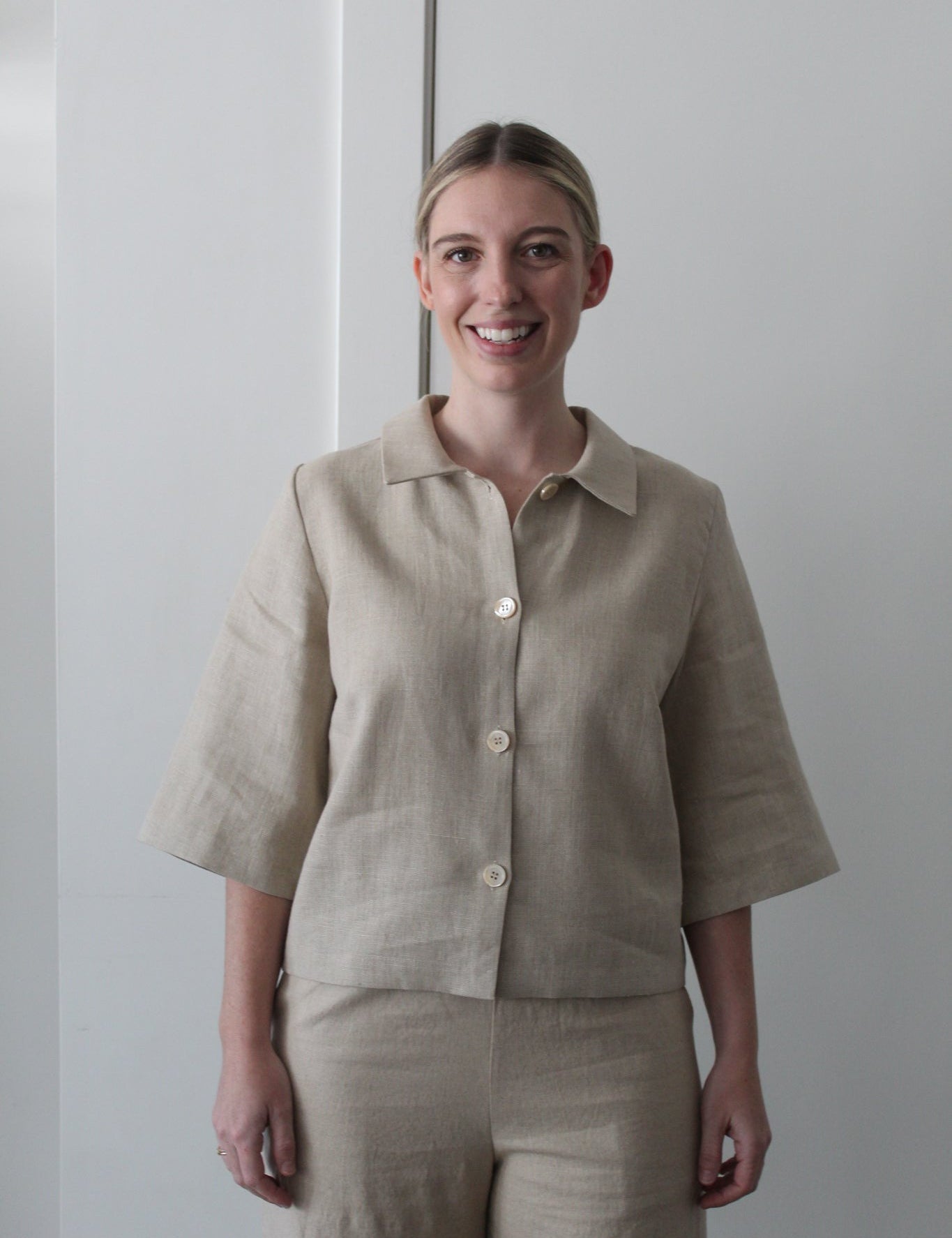 Sattva by Sarah - Linen Jacket - Natural