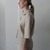 Linen Jacket-Sattva by Sarah-Sattva Boutique