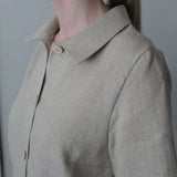 Linen Jacket-Sattva by Sarah-Sattva Boutique