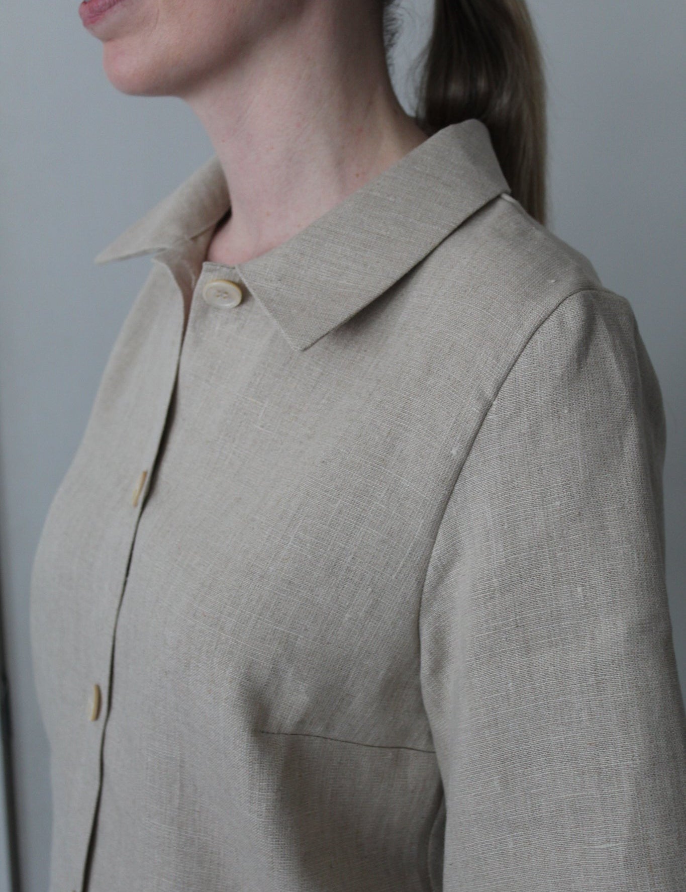 Linen Jacket-Sattva by Sarah-Sattva Boutique