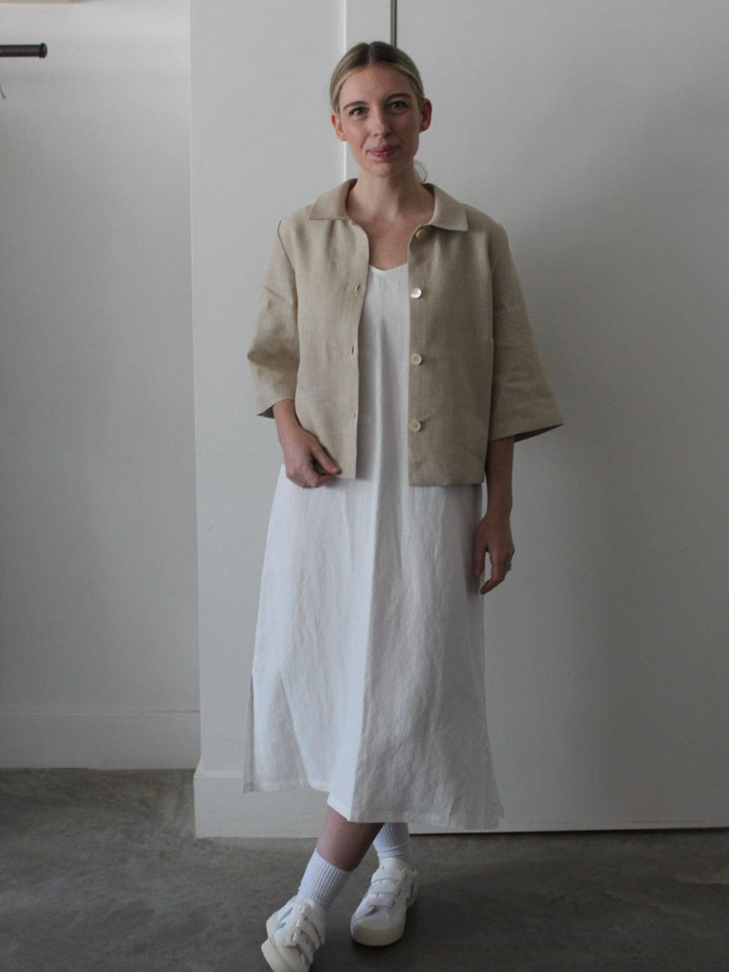 Linen Jacket-Sattva by Sarah-Sattva Boutique
