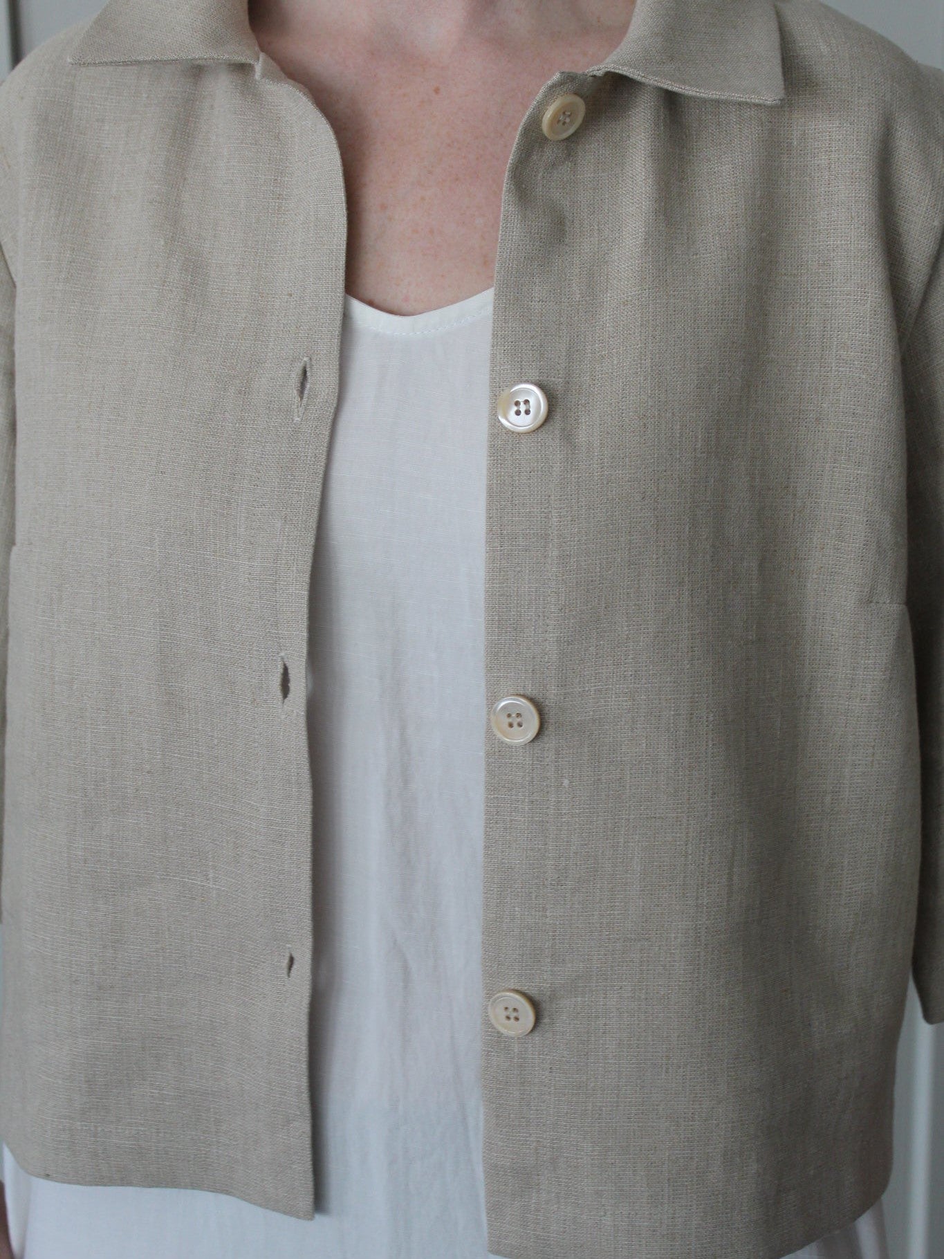 Linen Jacket-Sattva by Sarah-Sattva Boutique