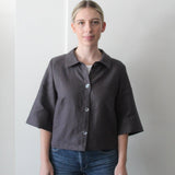 Sattva by Sarah - Linen Jacket - Charcoal