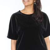 Sattva by Sarah - Velvet Everyday Crop Blouse -