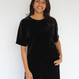 Sattva by Sarah - Velvet Everyday Crop Blouse -