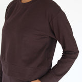 Boyfriend Crop Sweatshirt
