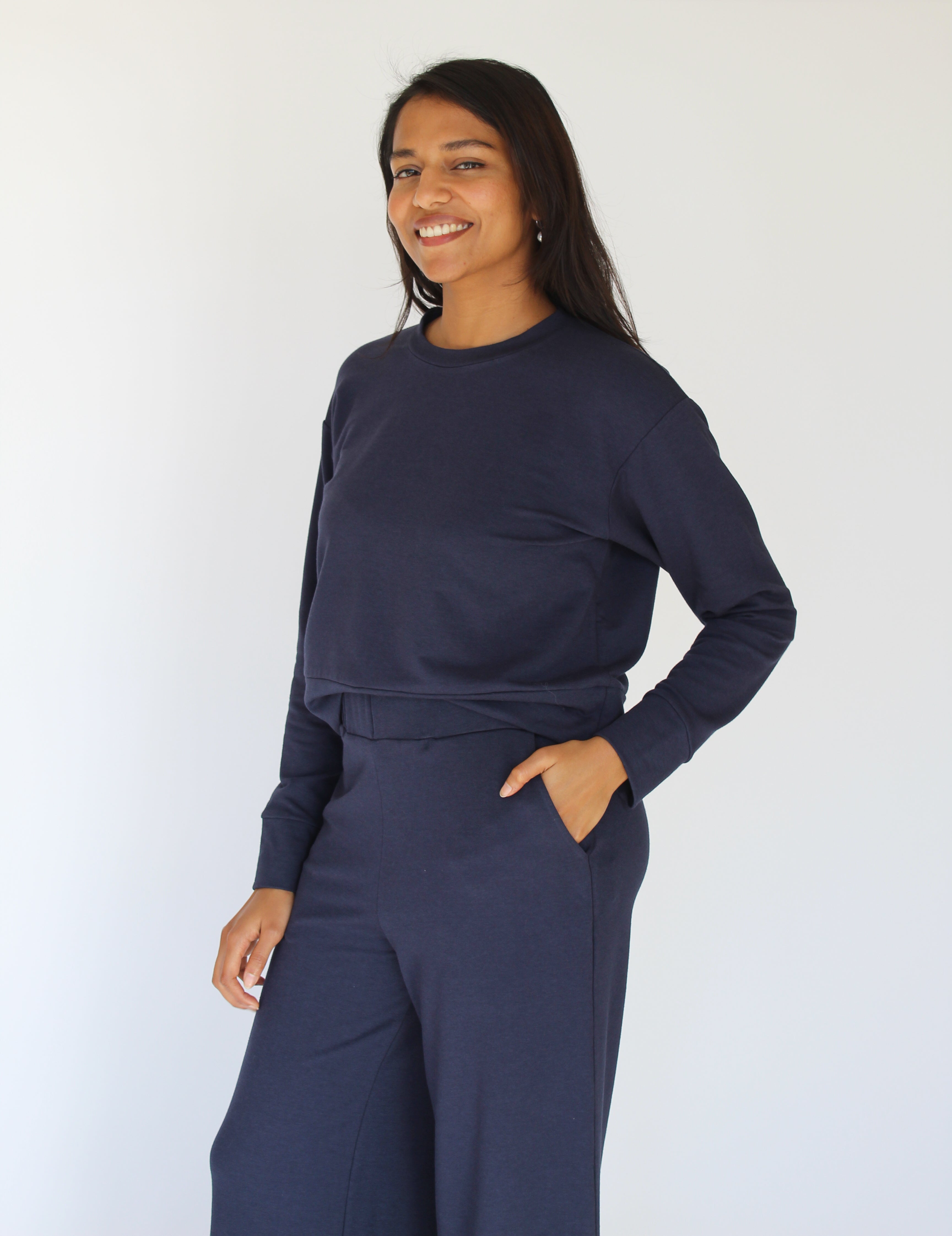 Sattva by Sarah - Boyfriend Sweatshirt -