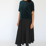 Sattva by Sarah - Velvet Everyday Crop Blouse -