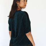 Sattva by Sarah - Velvet Everyday Crop Blouse -