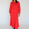 Sattva by Sarah - Long Skirt - Fire Red