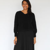 Sattva by Sarah - LuLu V-Neck Sweater - Black