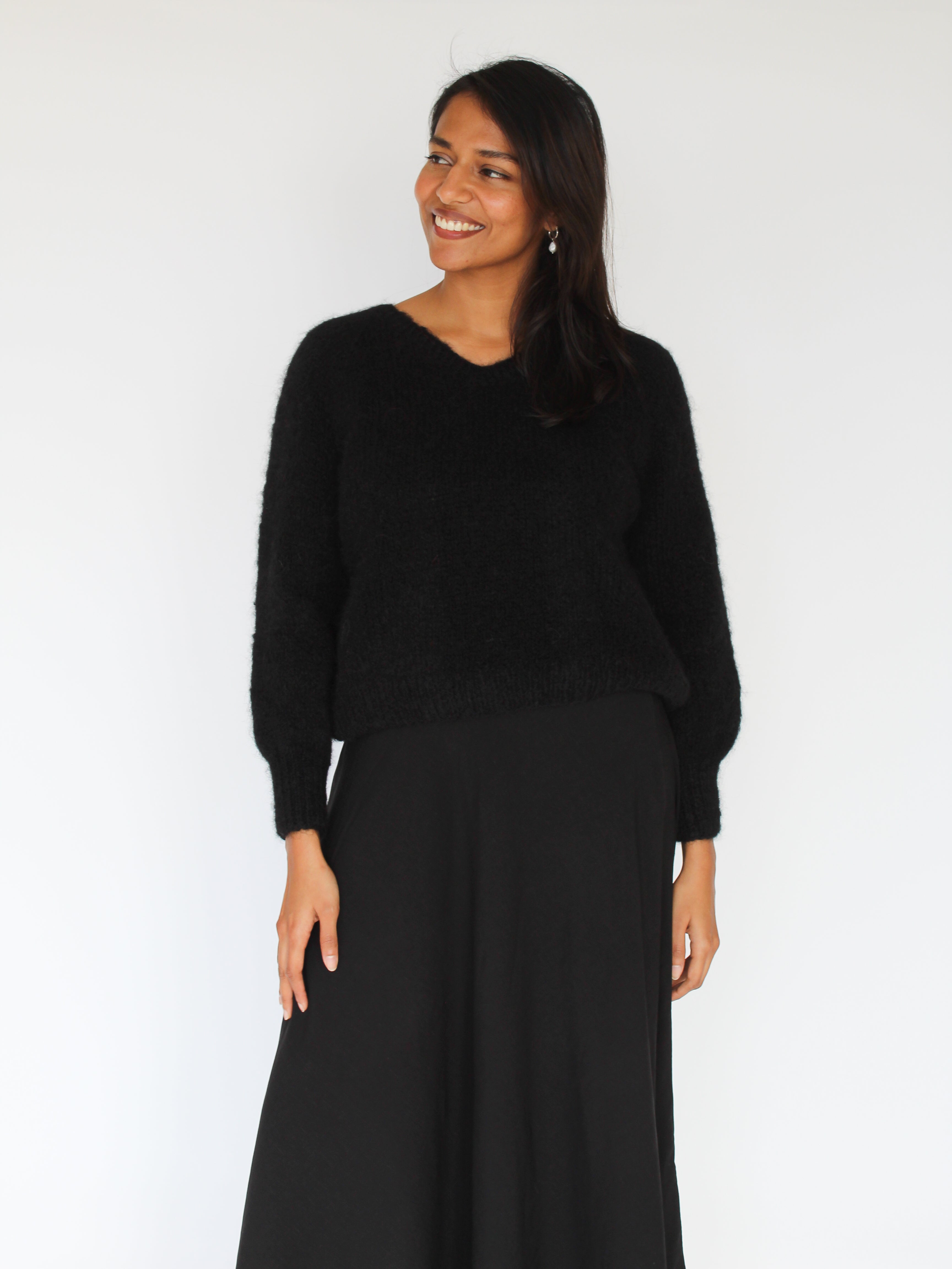 Sattva by Sarah - LuLu V-Neck Sweater -