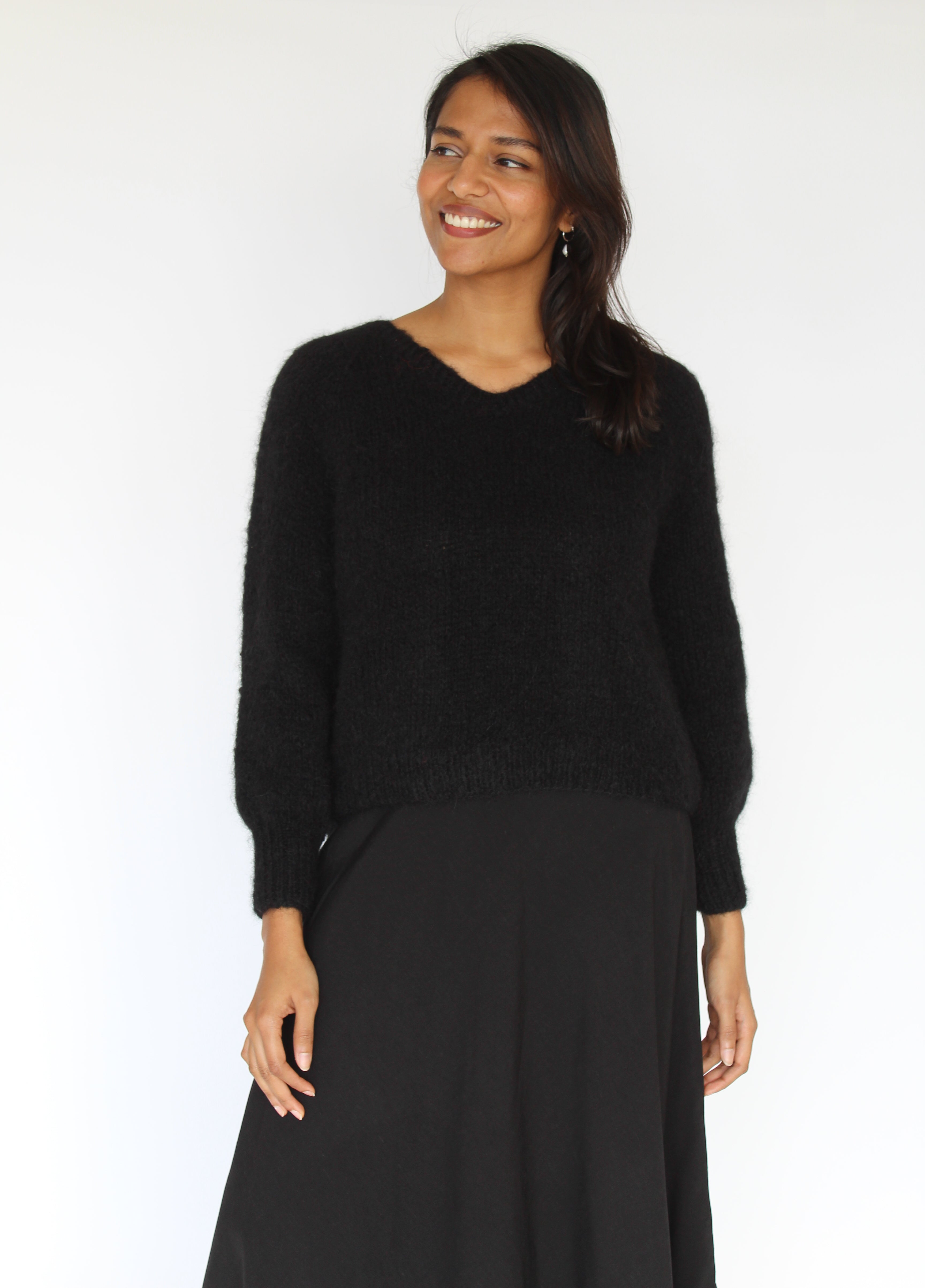 Sattva by Sarah - LuLu V-Neck Sweater -