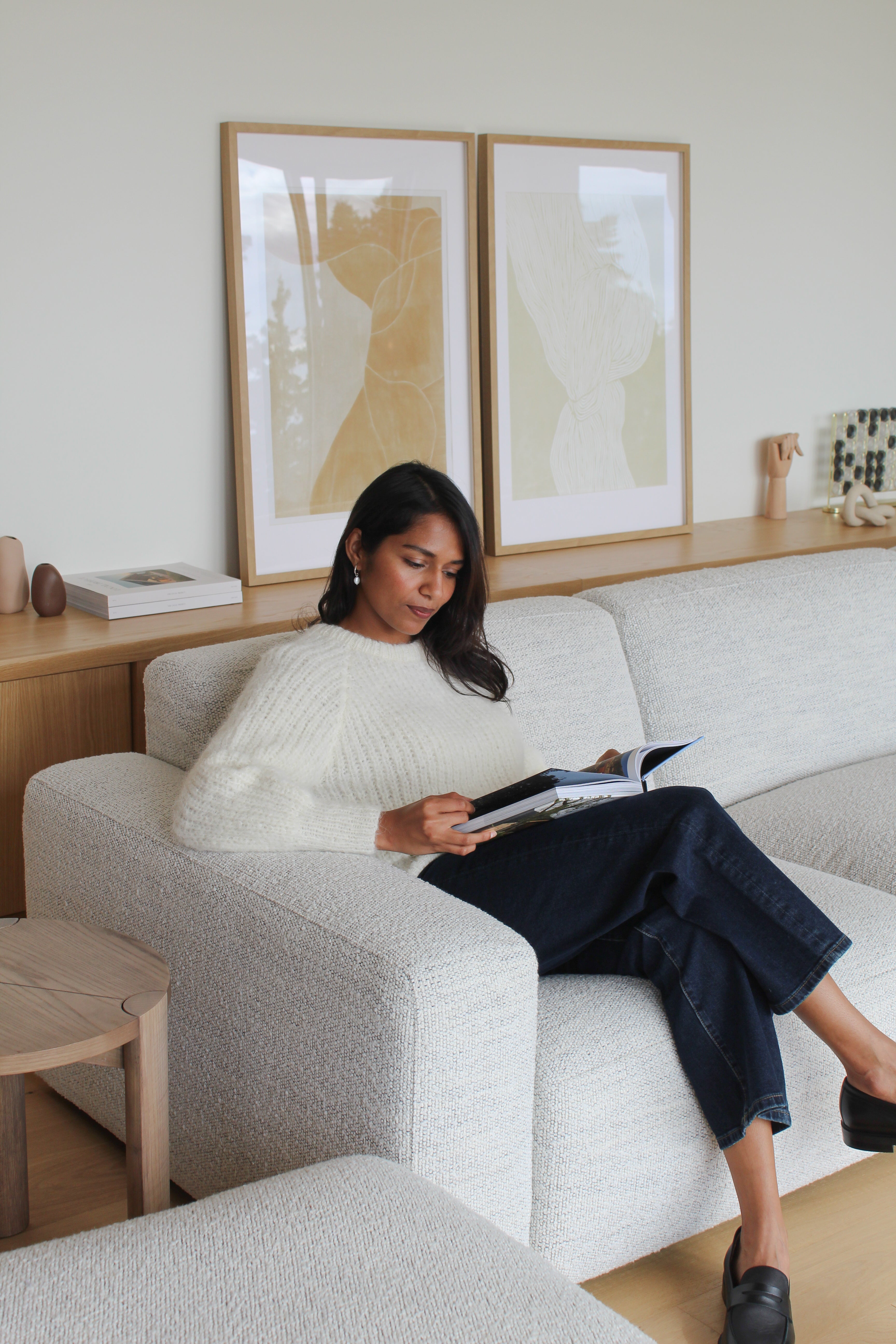 Sattva by Sarah - White Point Sweater -