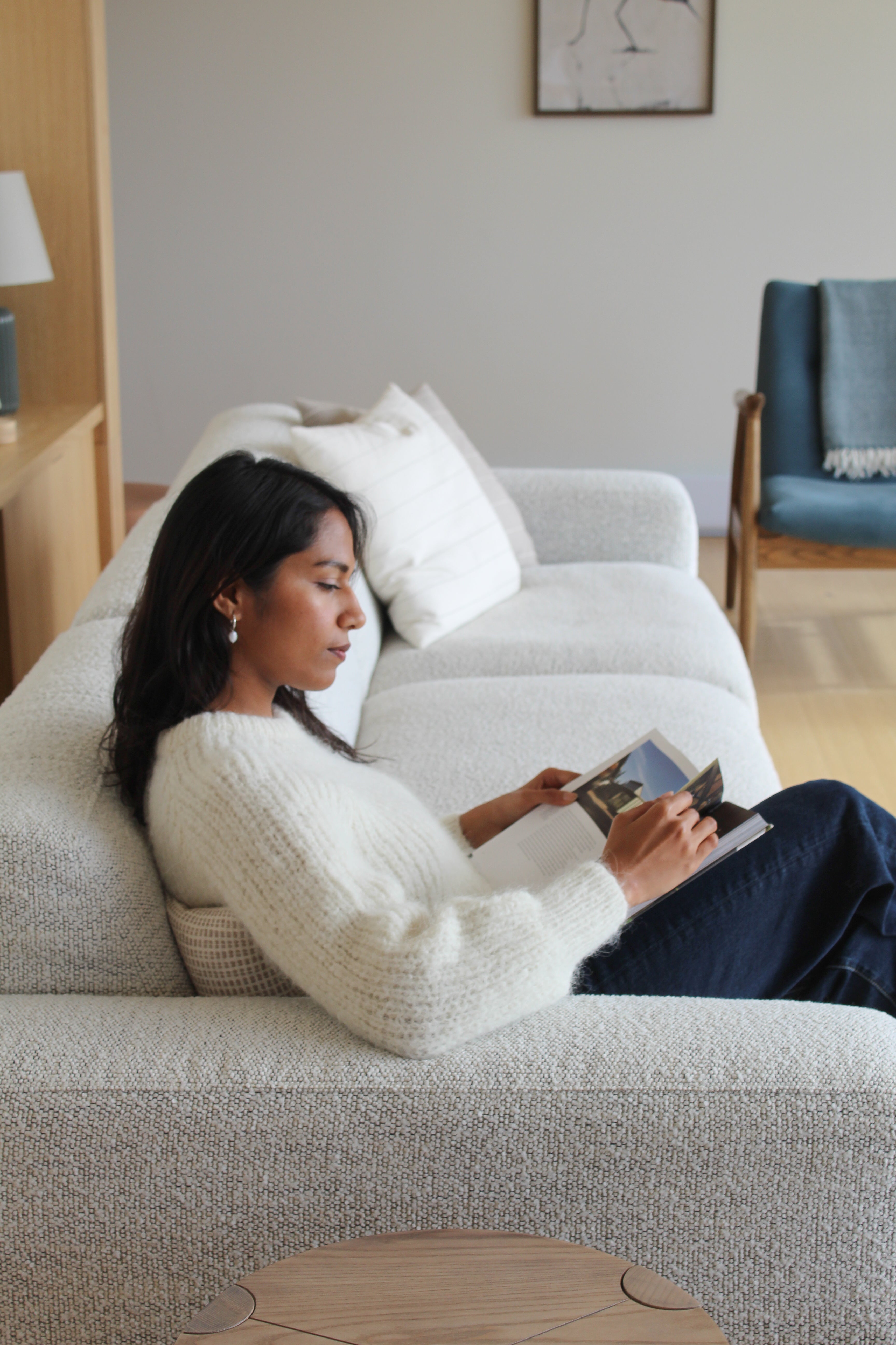 Sattva by Sarah - White Point Sweater -