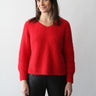 Sattva by Sarah - Lulu V-Neck Sweater - Red