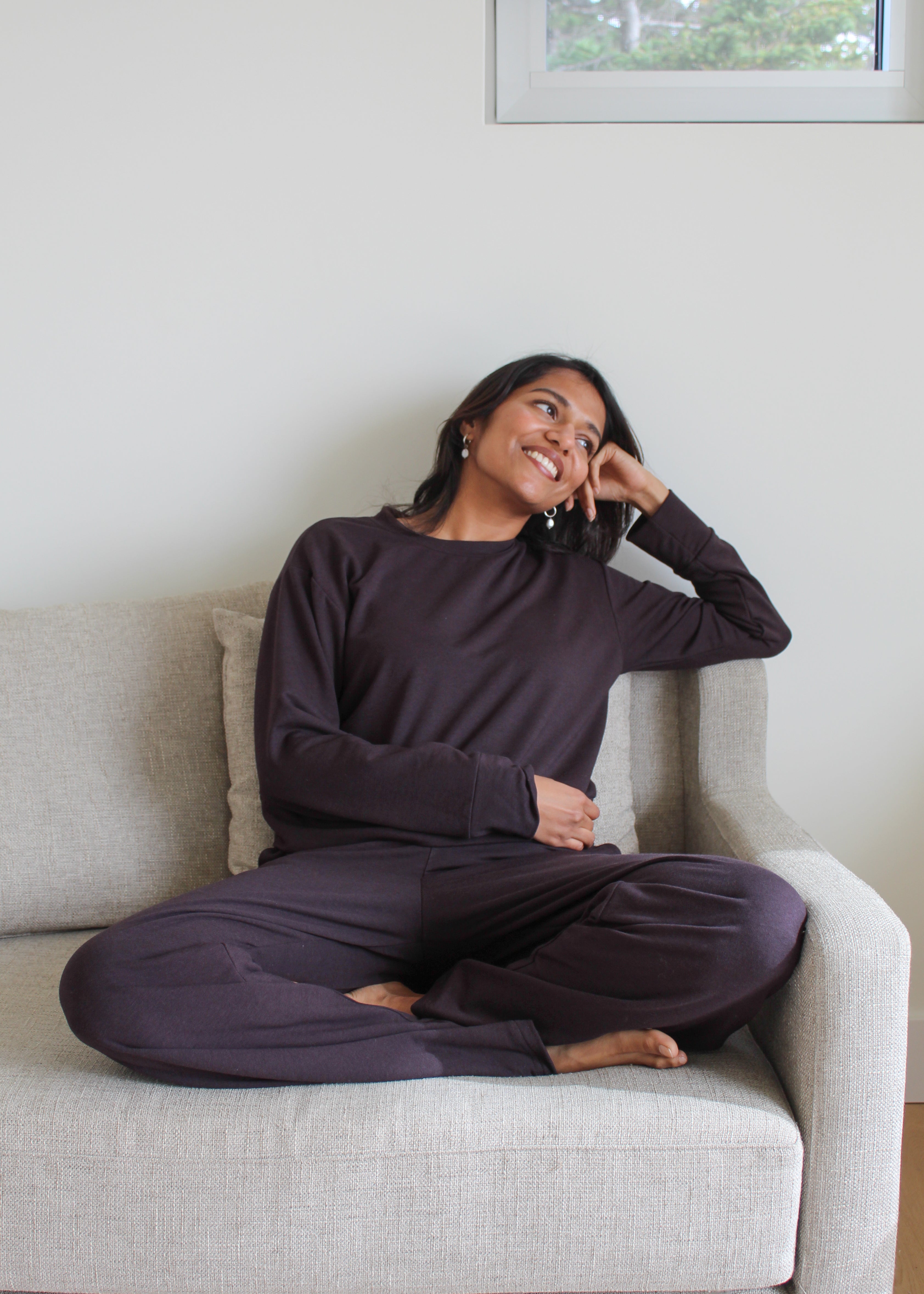 Sattva by Sarah - Boyfriend Sweatshirt -