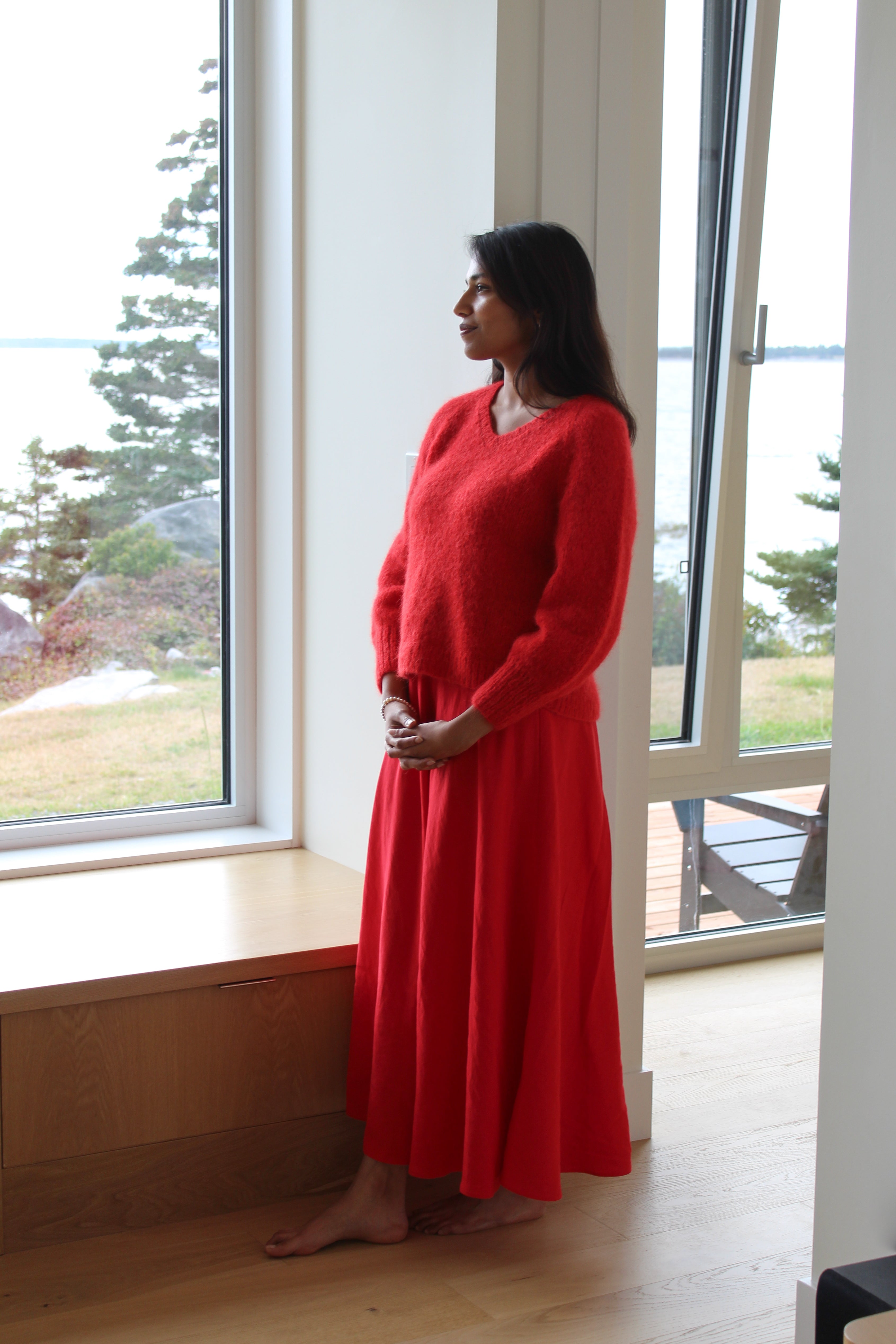 Sattva by Sarah - LuLu V-Neck Sweater -