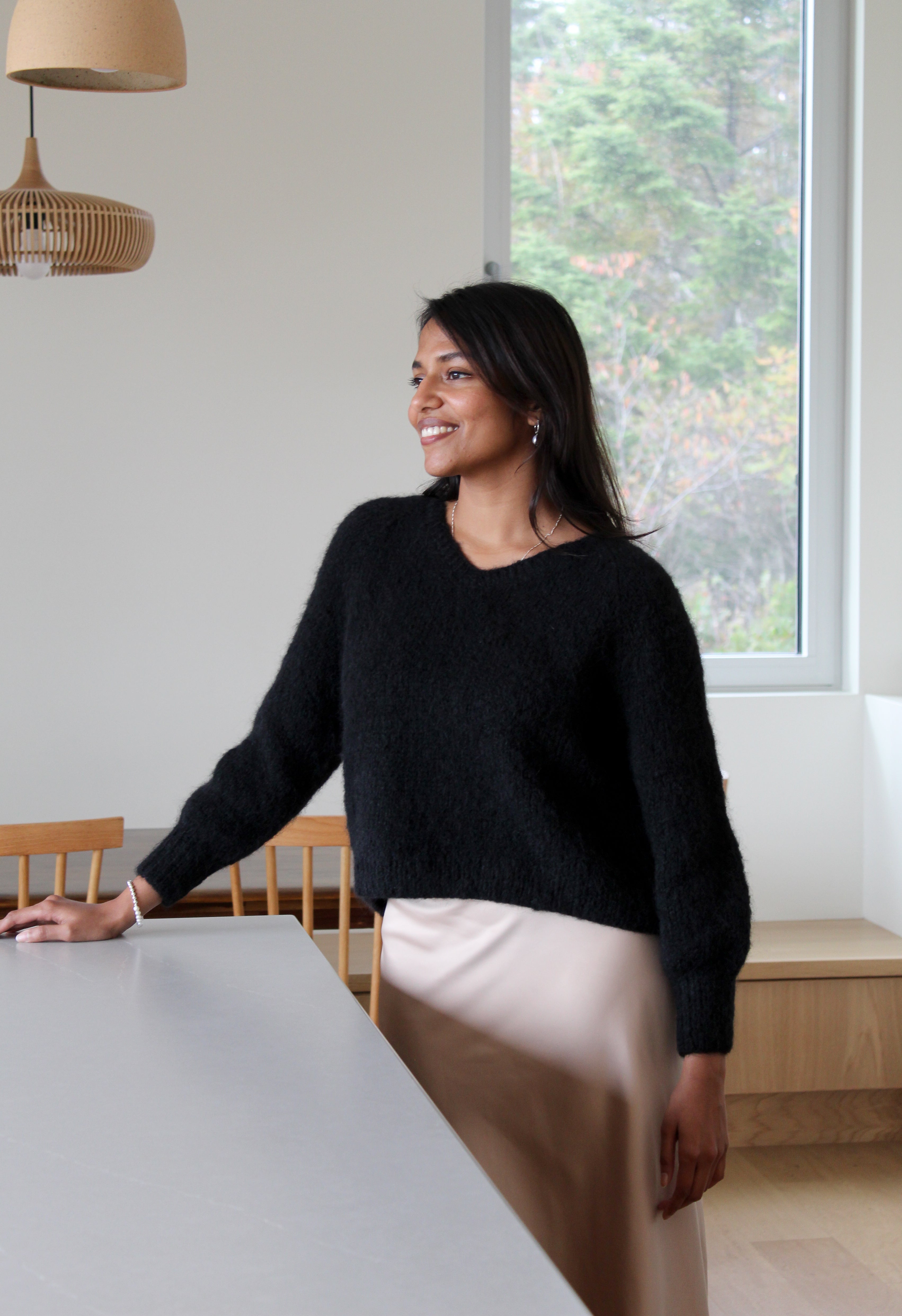 Sattva by Sarah - LuLu V-Neck Sweater -