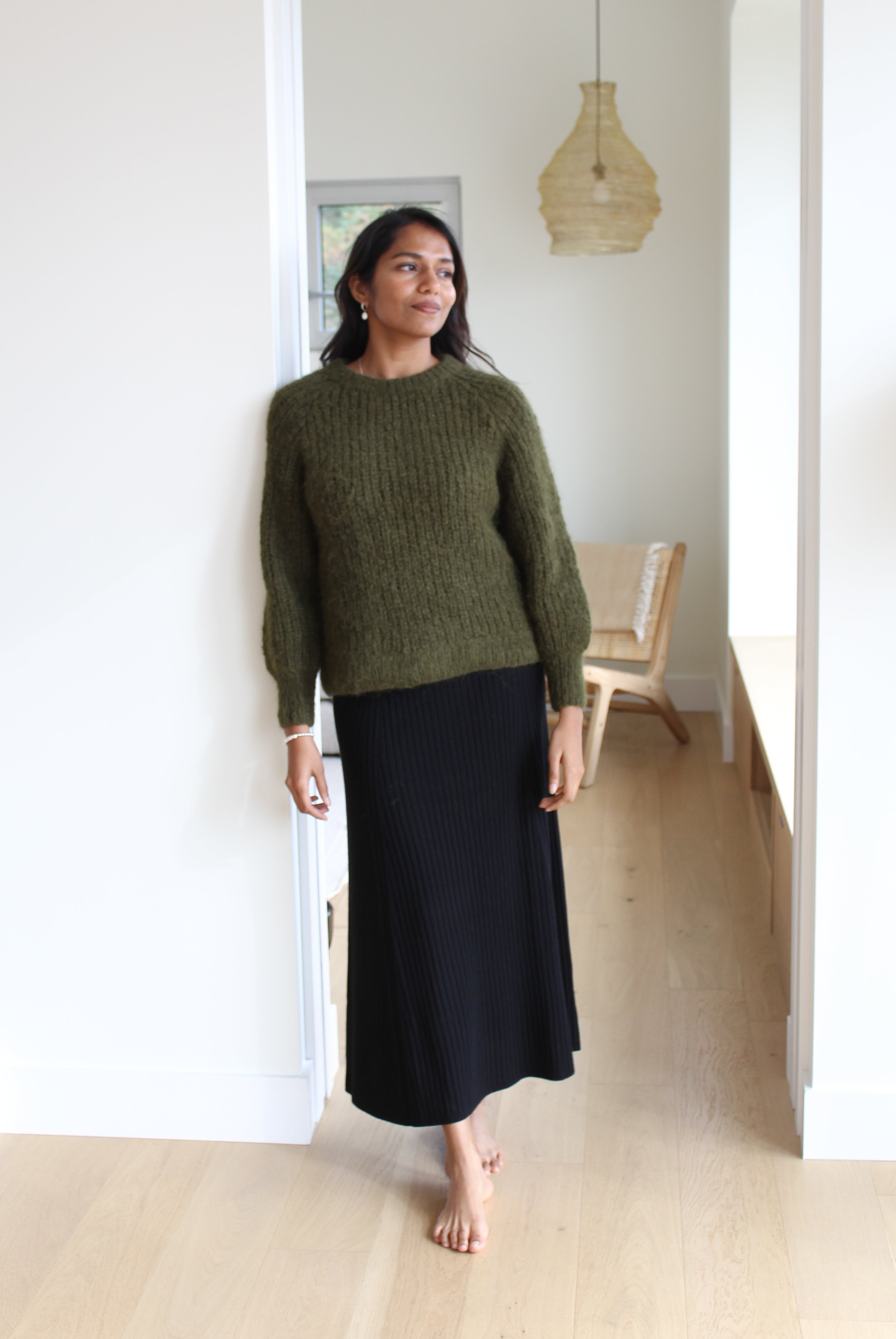 Sattva by Sarah - White Point Sweater -