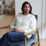 Sattva by Sarah - White Point Sweater -