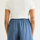 Sattva by Sarah - Denim Flowy Pant -