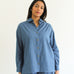 Sattva by Sarah - Denim Collar Blouse - Medium Wash