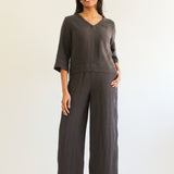 Sattva by Sarah - Helen V-Neck Blouse -