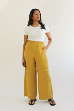 Sattva by Sarah - Nomad Wide Leg Pant - Amber