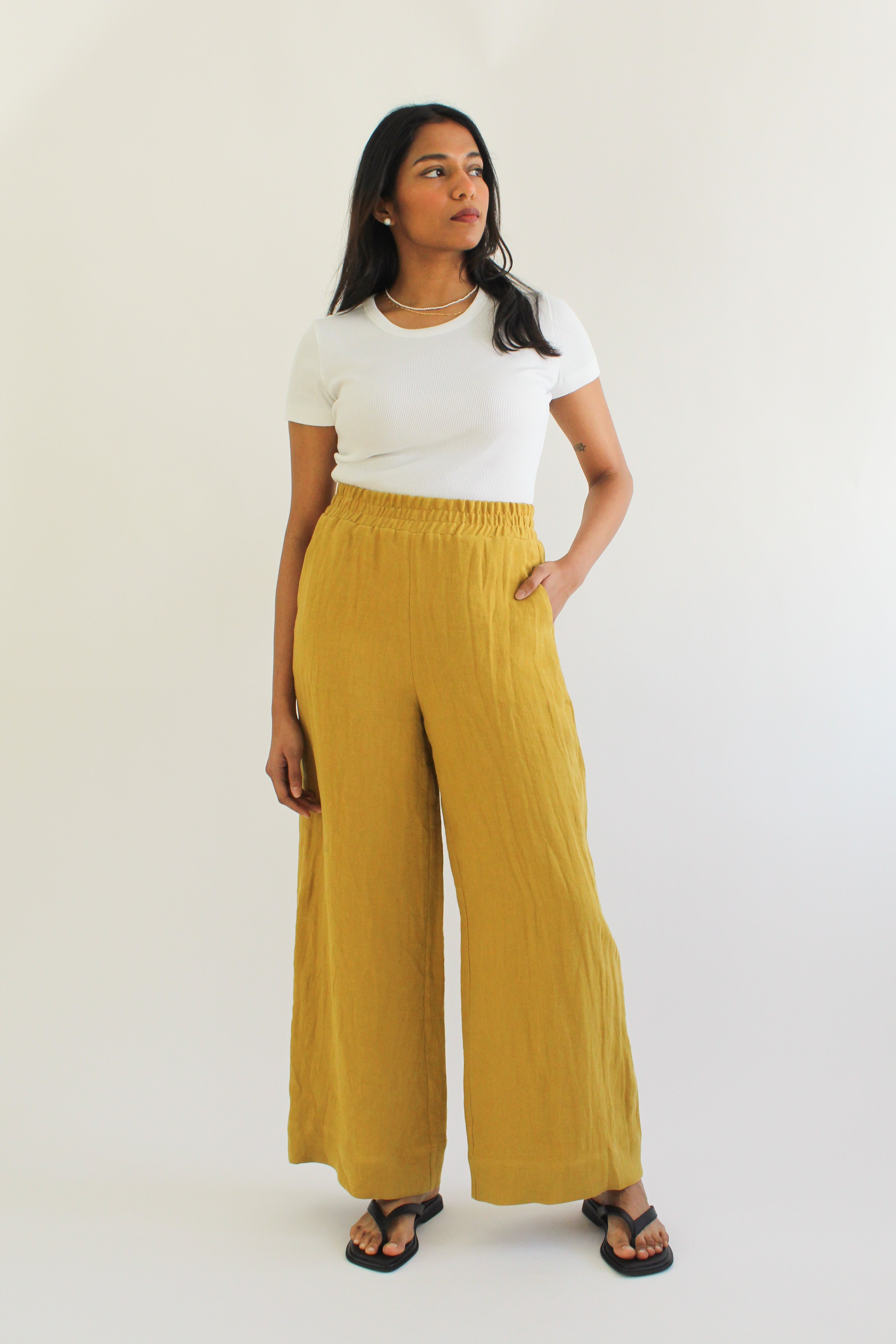 Sattva by Sarah - Nomad Wide Leg Pant - Amber