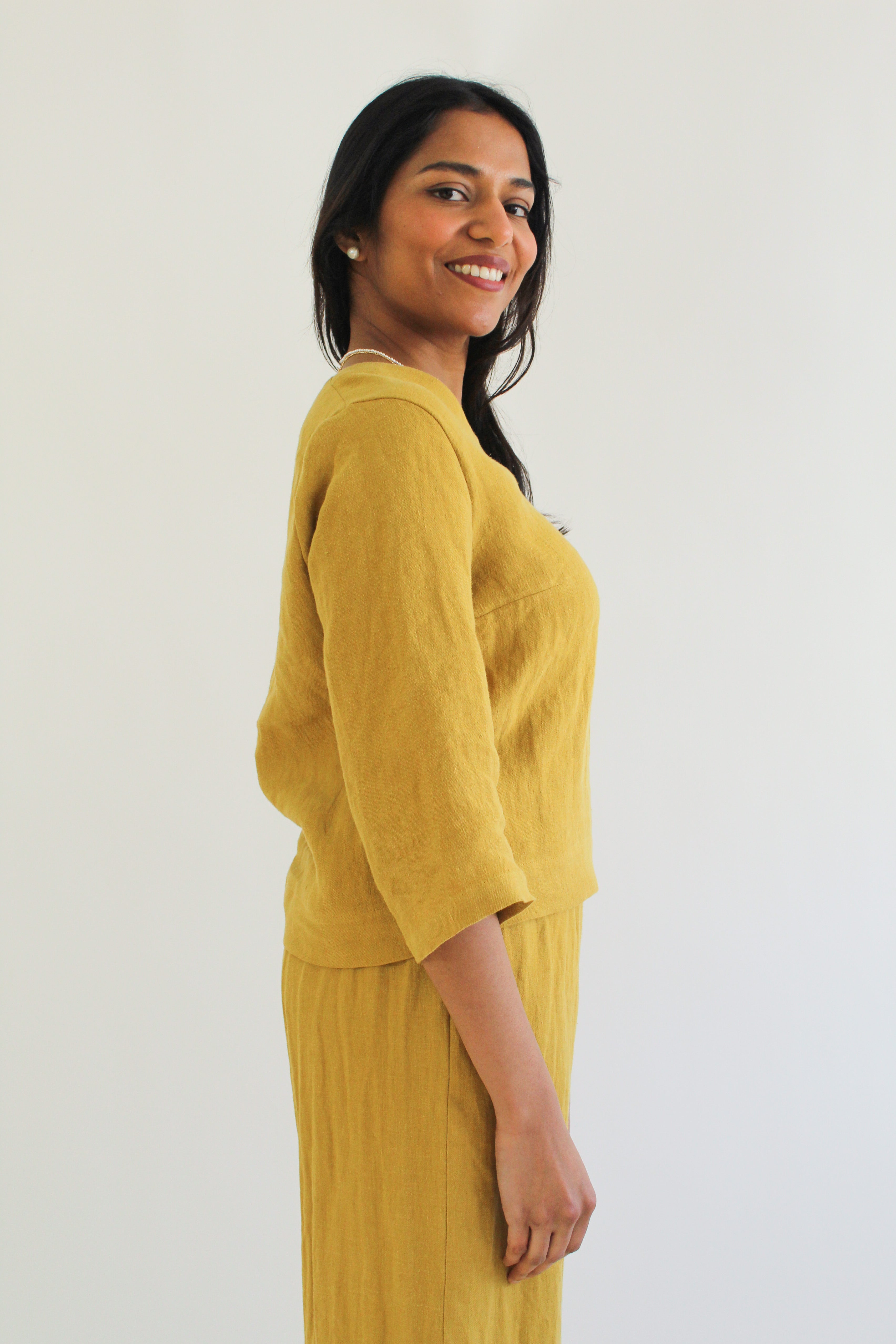 Sattva by Sarah - Helen V-Neck Blouse -