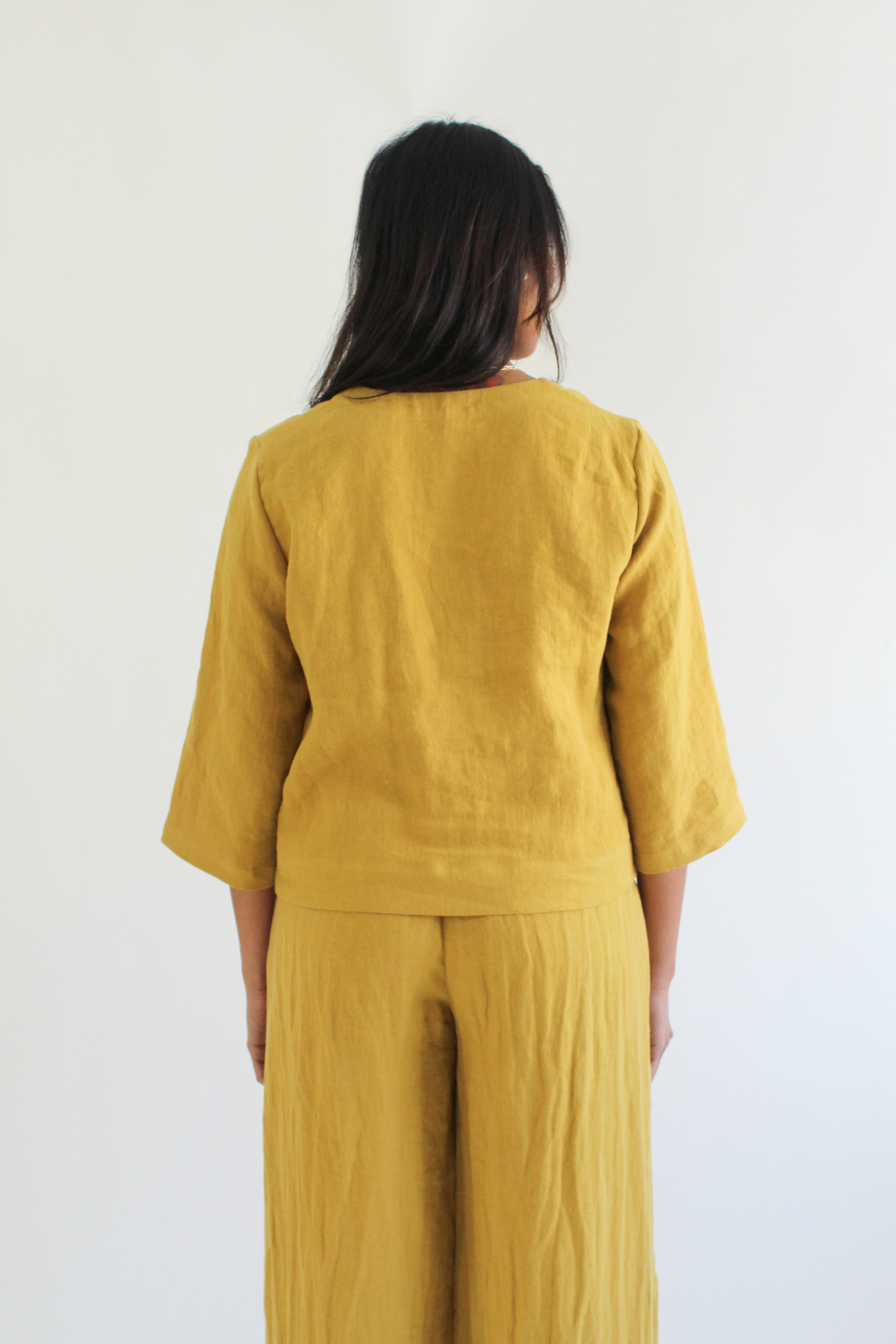 Sattva by Sarah - Helen V-Neck Blouse -