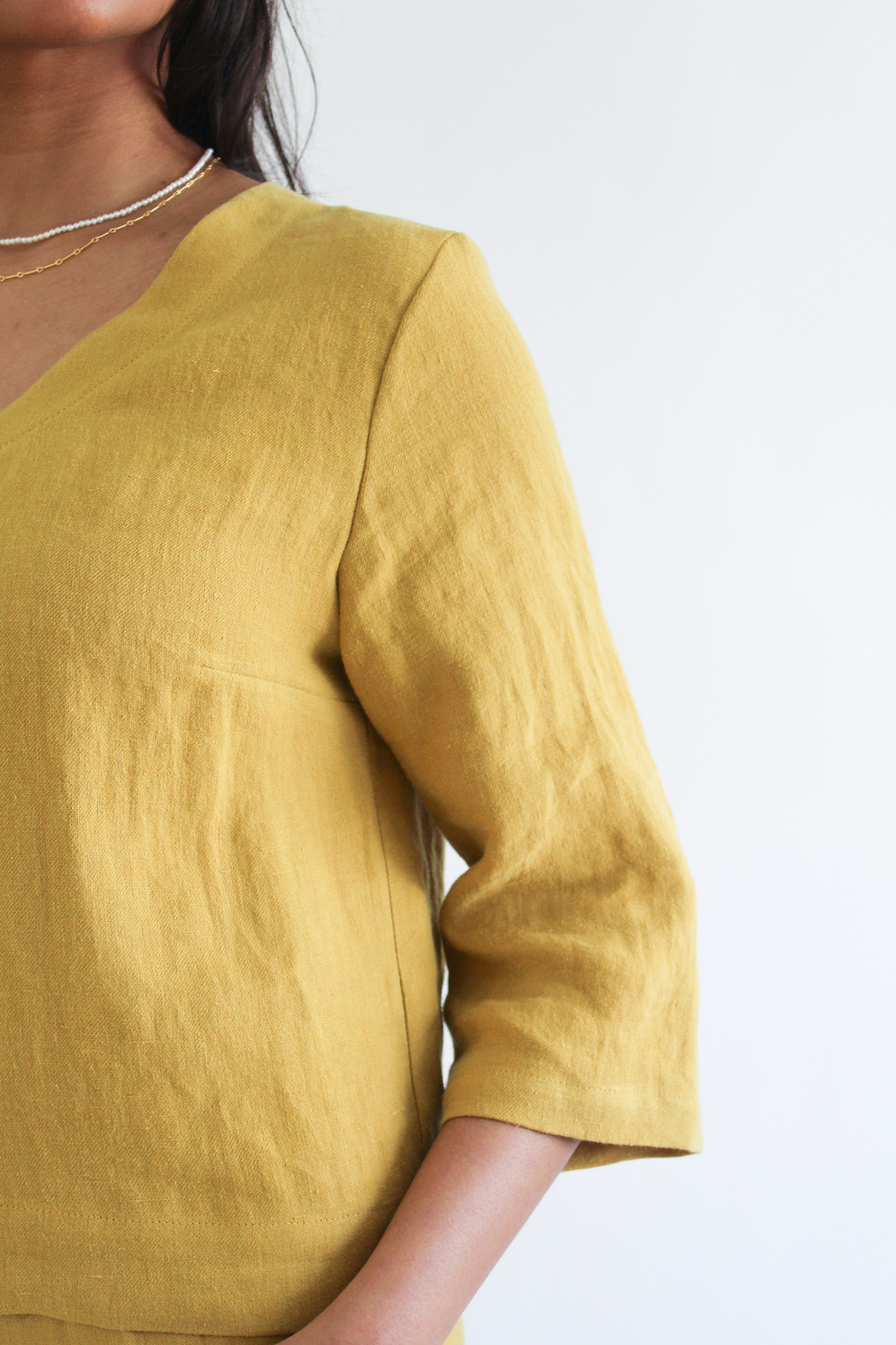 Sattva by Sarah - Helen V-Neck Blouse -