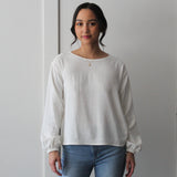 Sattva by Sarah - Boxy Blouse - Off White