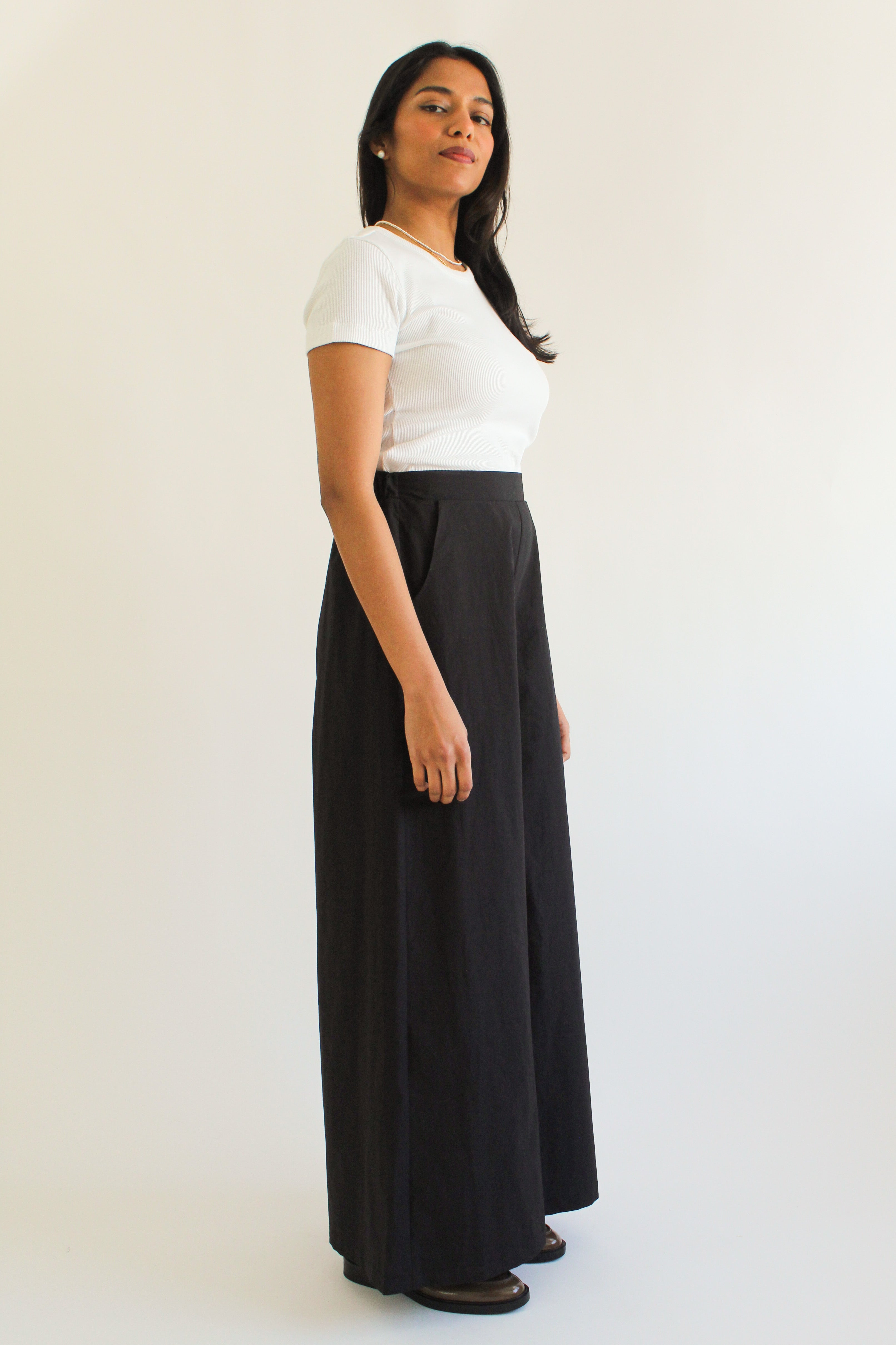 Sattva by Sarah - Poplin Flowy Pant -