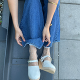 Unified - Sheer Dots Socks – White -