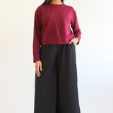 Sattva by Sarah - Boyfriend Crop Sweatshirt -