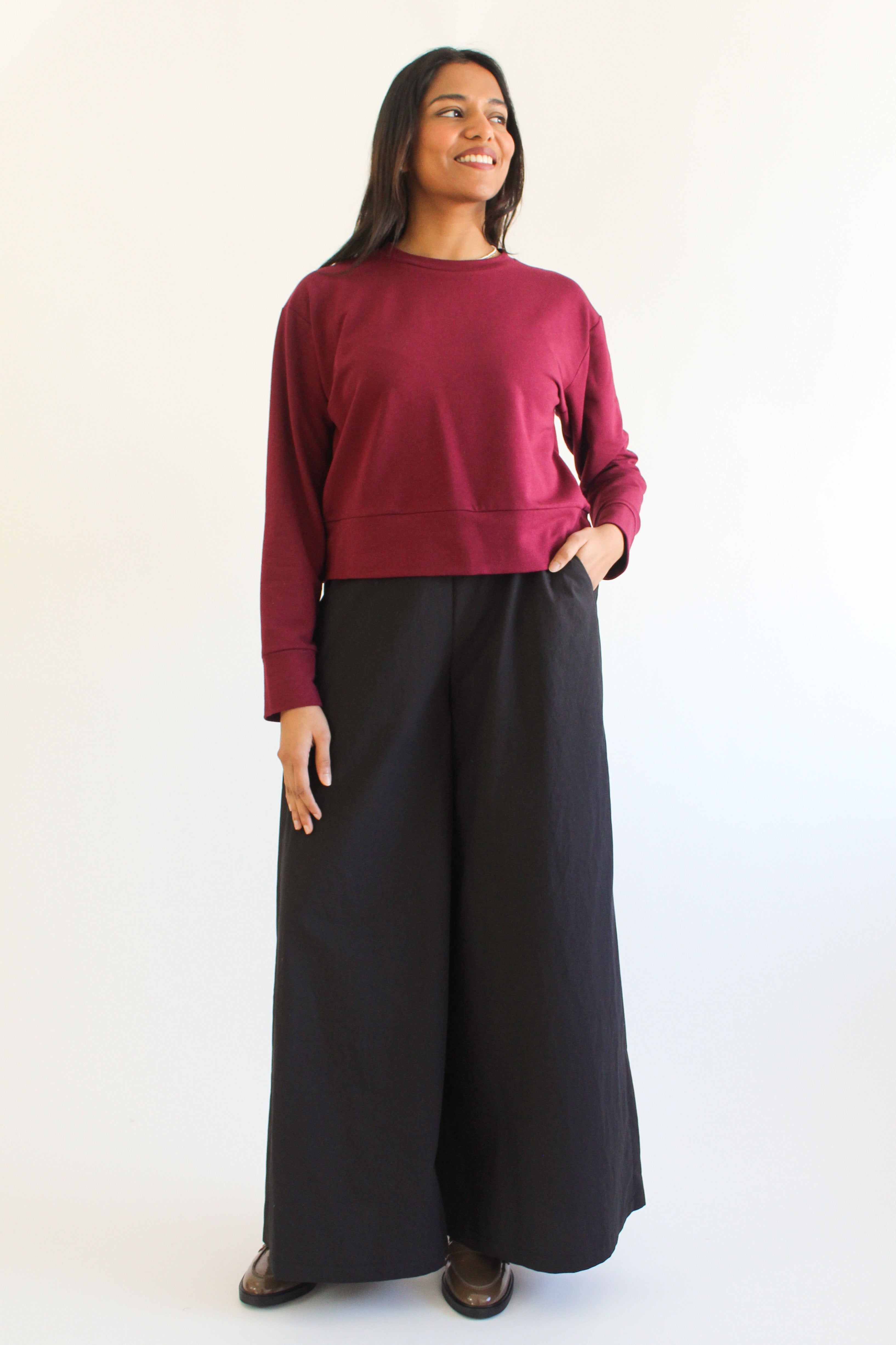 Sattva by Sarah - Poplin Flowy Pant -