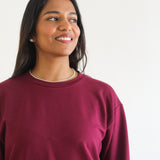 Sattva by Sarah - Boyfriend Crop Sweatshirt -