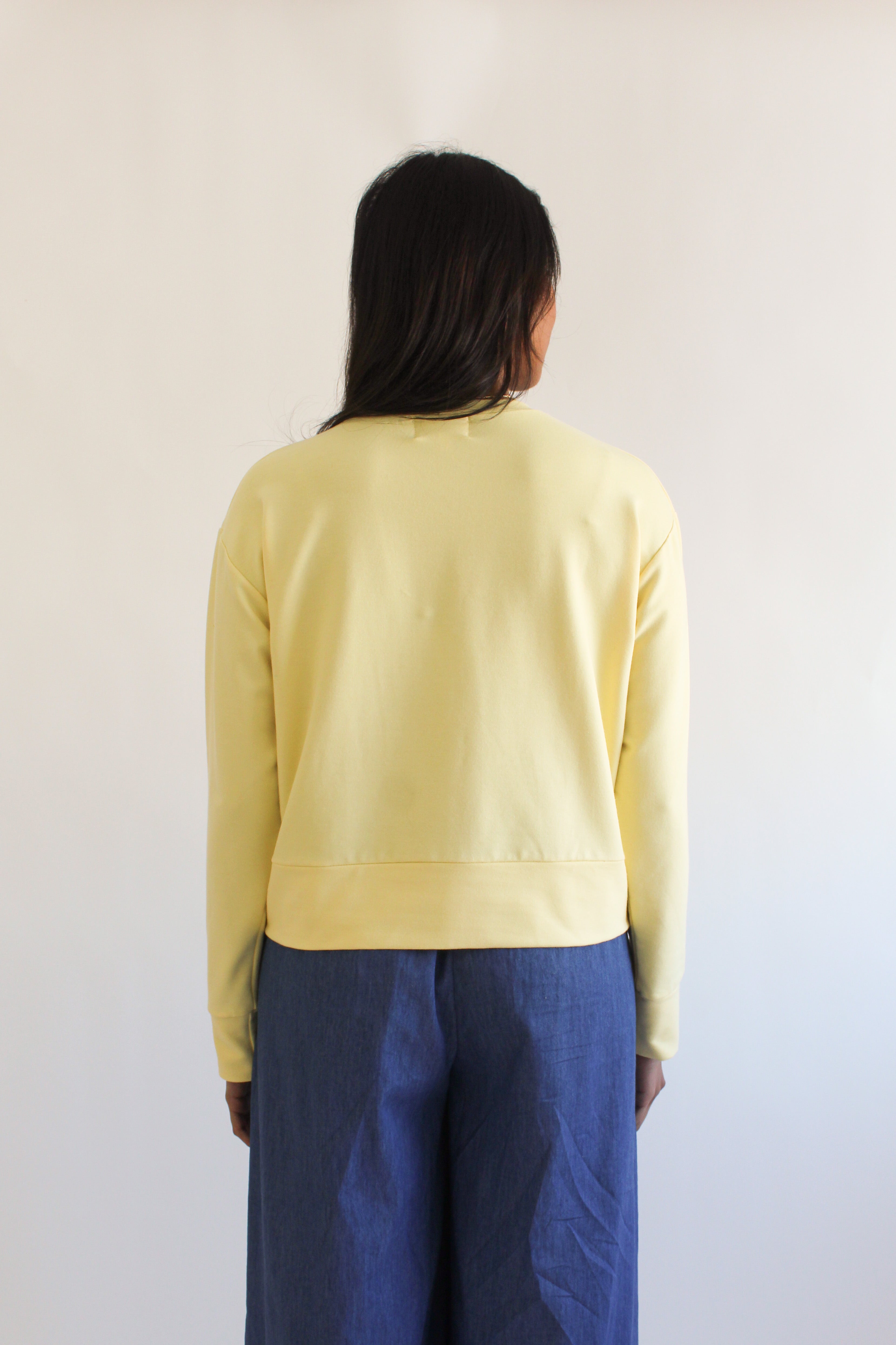 Sattva by Sarah - Boyfriend Crop Sweatshirt -