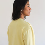 Sattva by Sarah - Boyfriend Crop Sweatshirt -