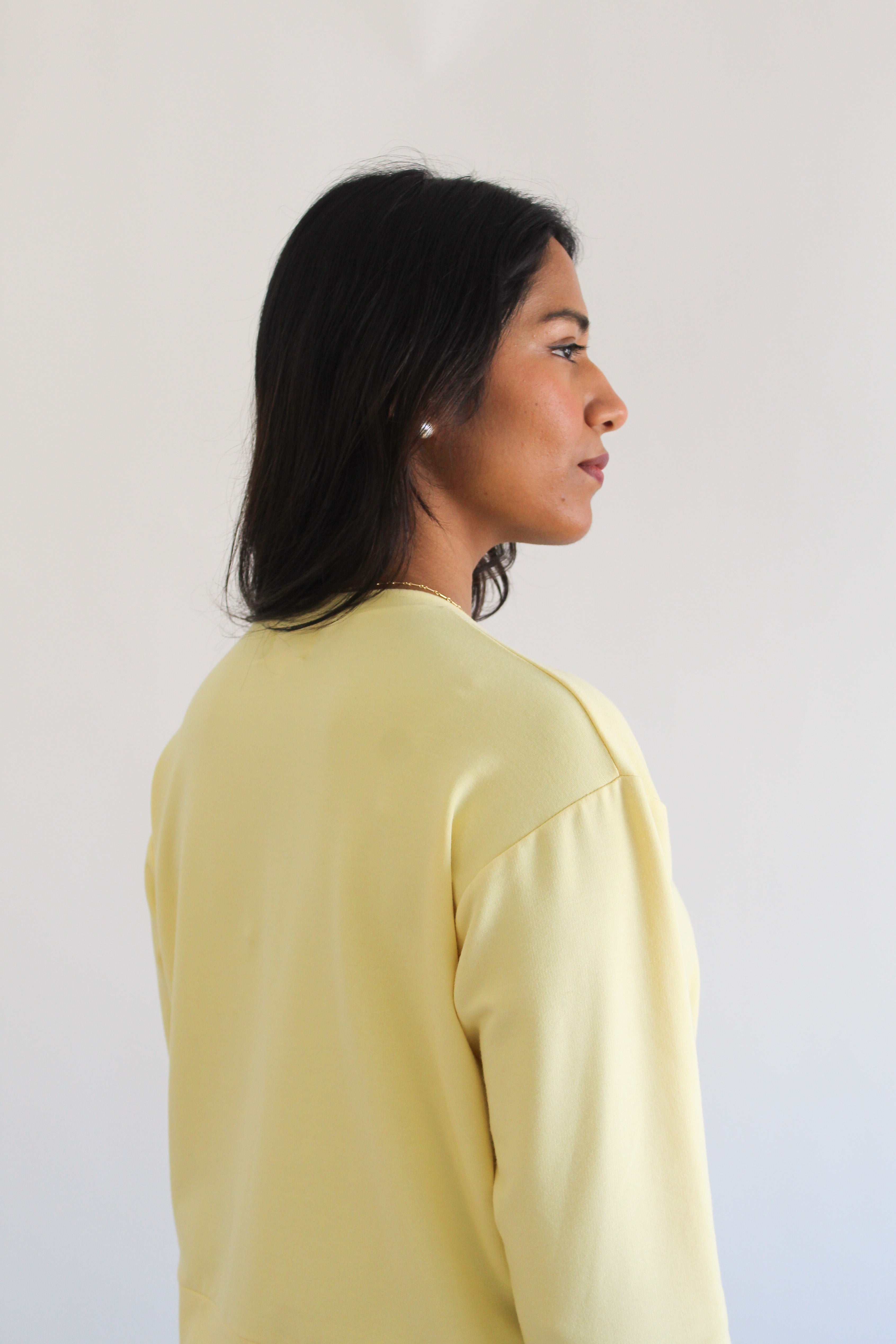 Sattva by Sarah - Boyfriend Crop Sweatshirt -