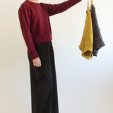 Sattva by Sarah - Boyfriend Crop Sweatshirt -