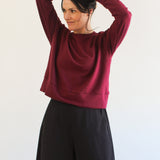 Sattva by Sarah - Boyfriend Crop Sweatshirt -