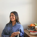 Sattva by Sarah - Denim Collar Blouse -