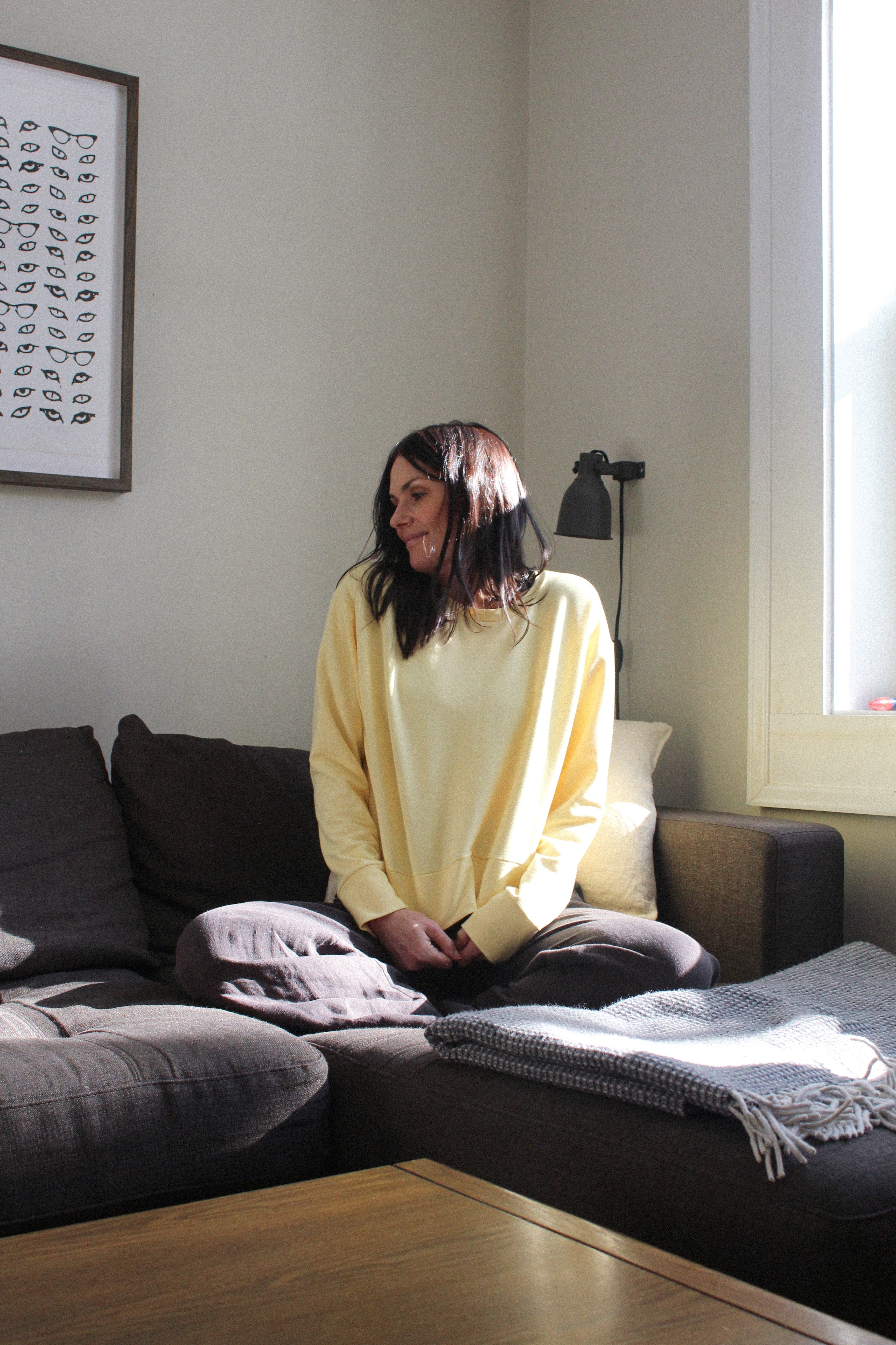 Sattva by Sarah - Boyfriend Crop Sweatshirt -